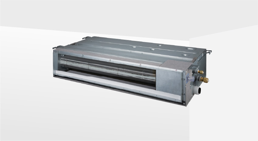 FXDQ-PD/ND | Giấu Trần Nối Ống Gi&oacute; Dạng Mỏng (Loại ti&ecirc;u chuẩn)